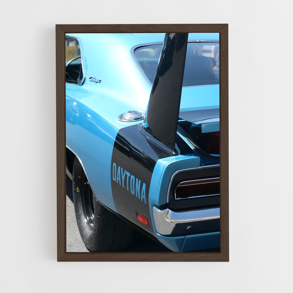 Poster Daytona Blue Racer – affiche Dodge (vue 5)
